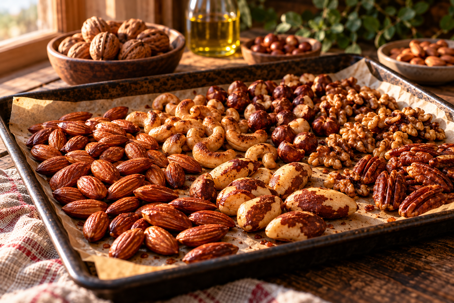 Por que torrar castanhas muda o sabor: Maillard, gorduras e ranço
